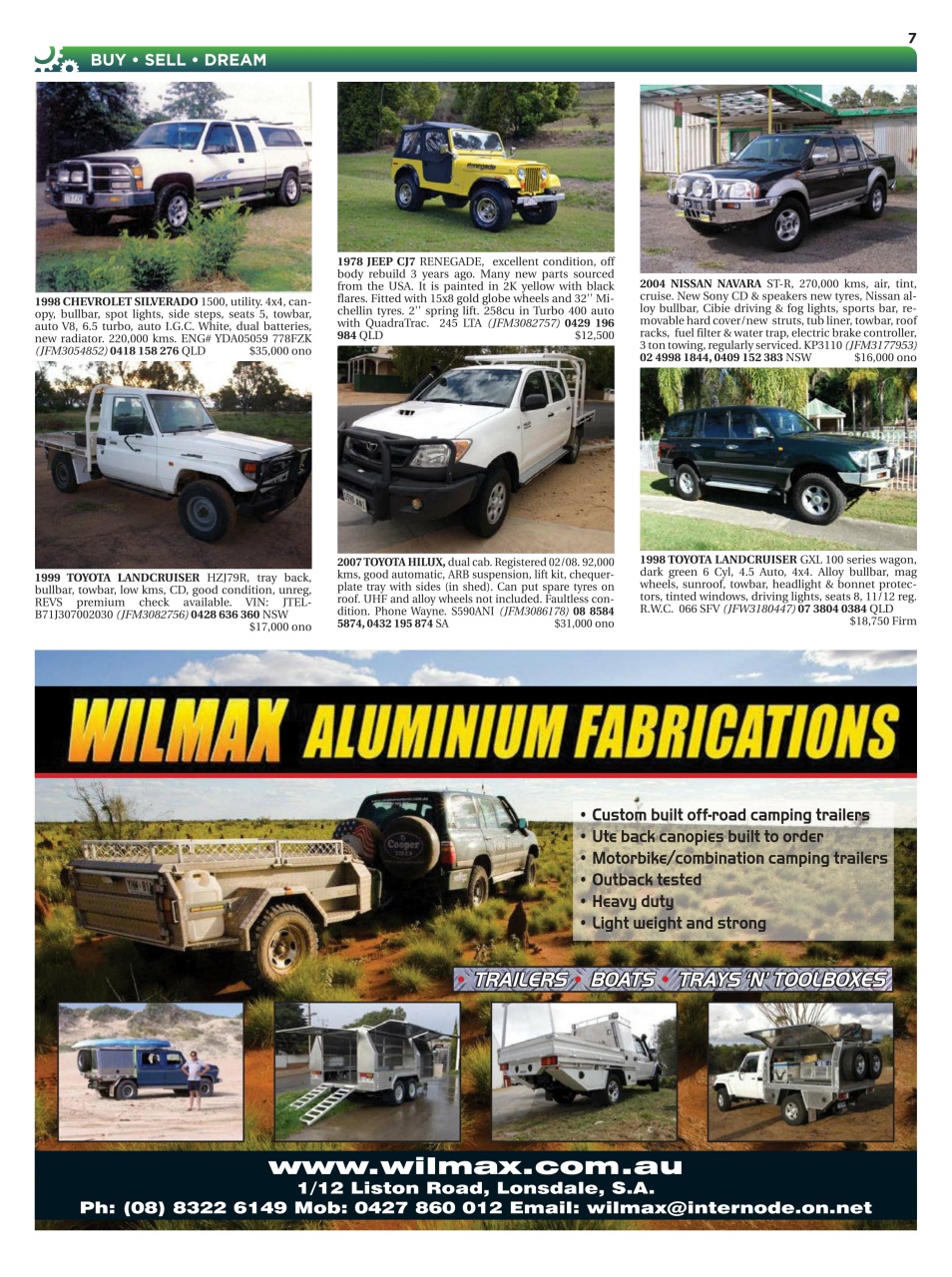 JUST 4X4S Preview Pages