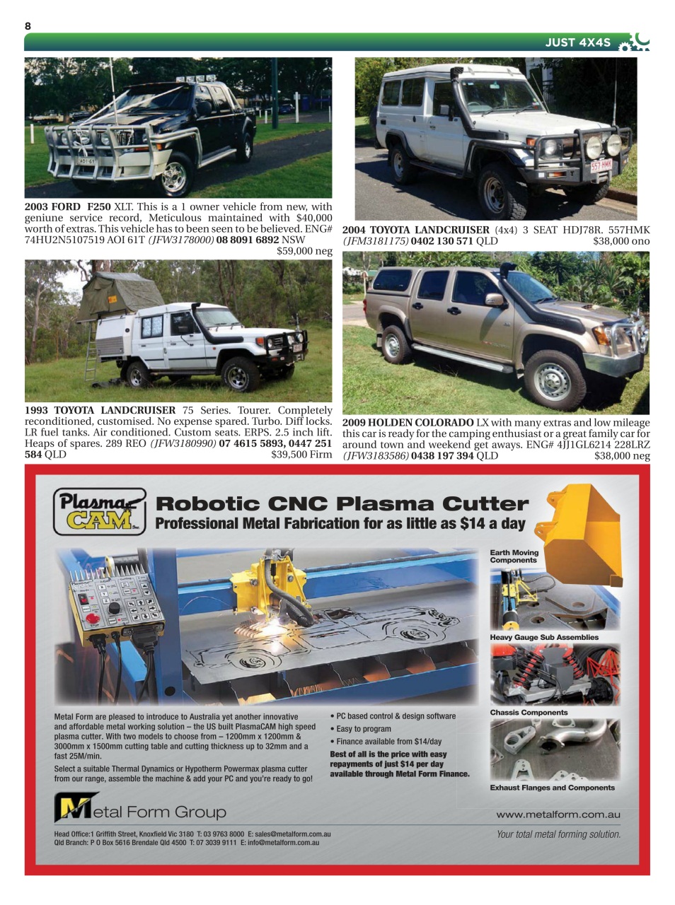 JUST 4X4S Preview Pages