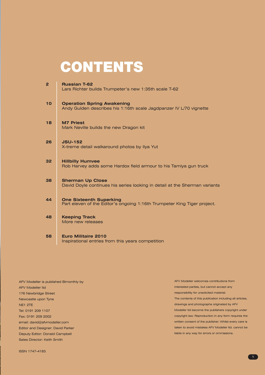 Meng AFV Modeller Preview Pages