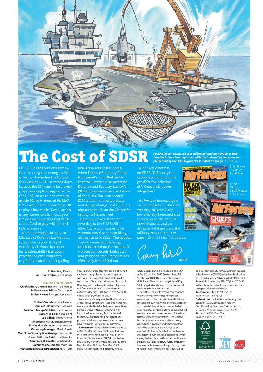 AirForces Monthly Preview Pages