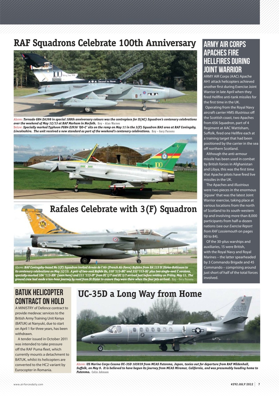 AirForces Monthly Preview Pages