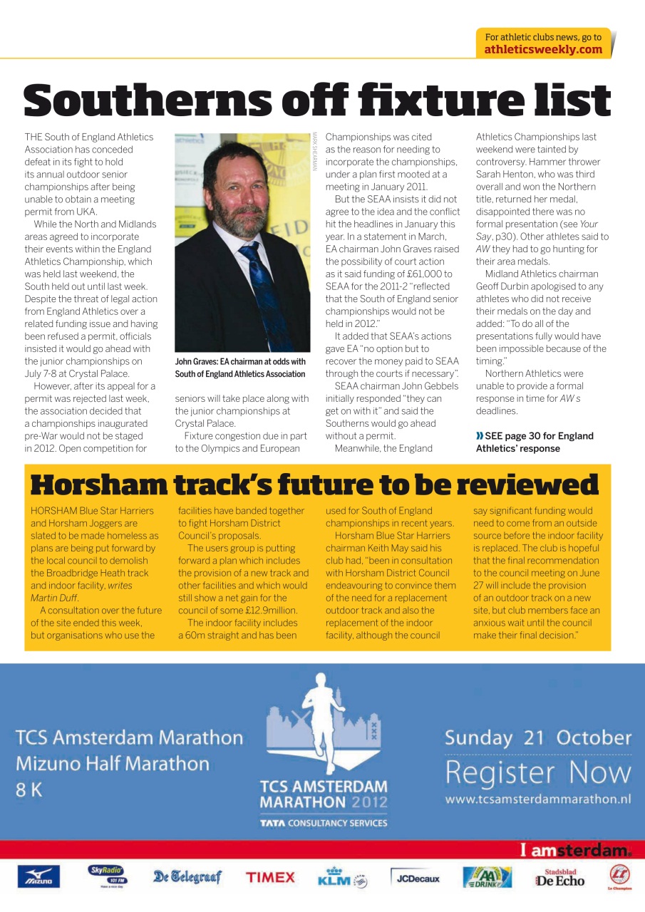 AW – Athletics Weekly Magazine Preview Pages