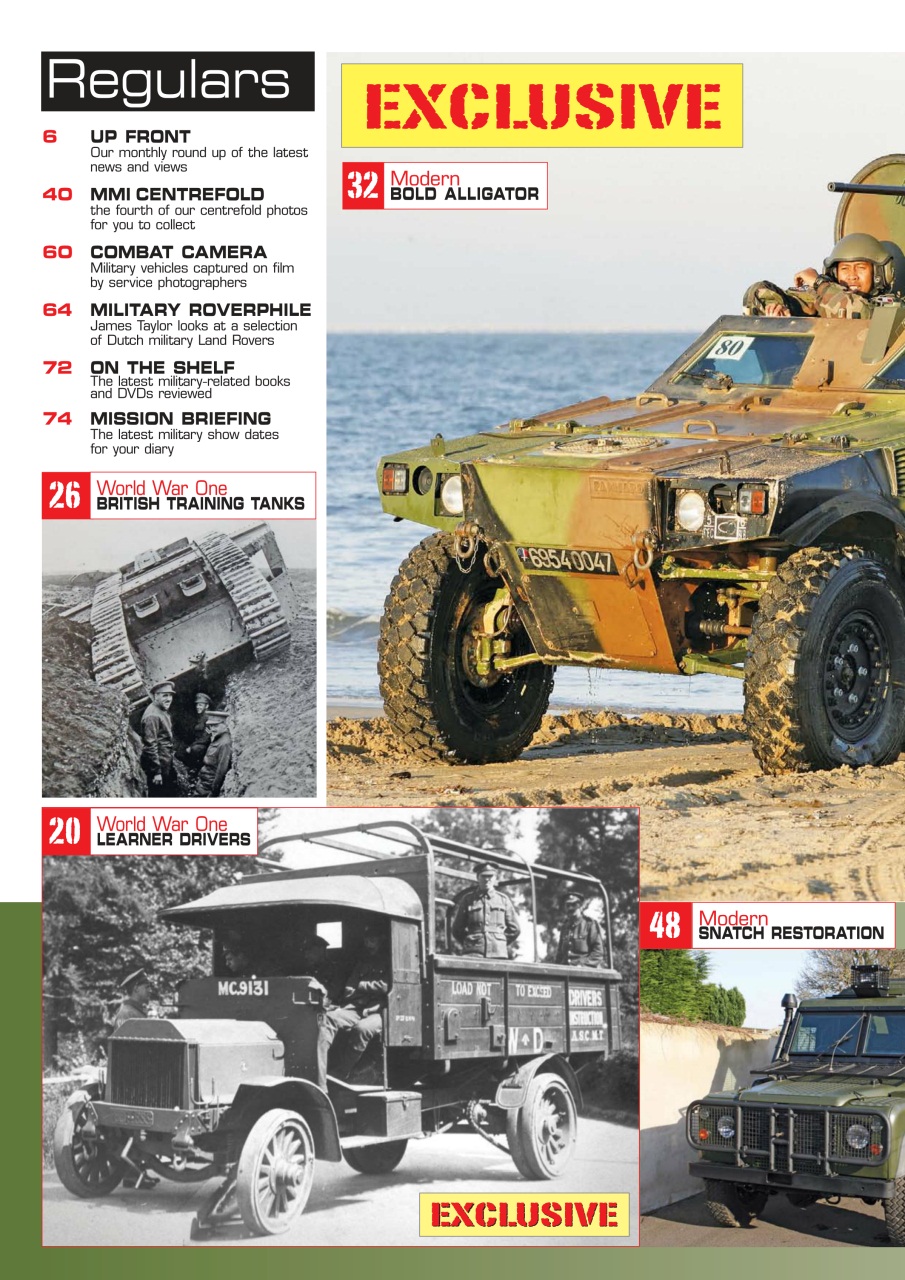 Military Machines International Preview Pages