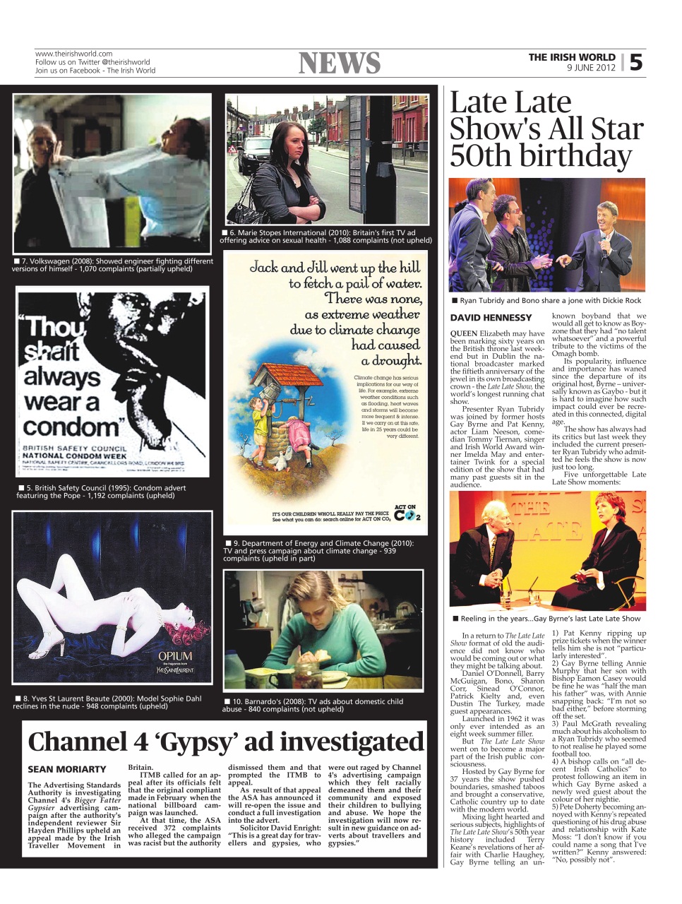 Irish World Preview Pages