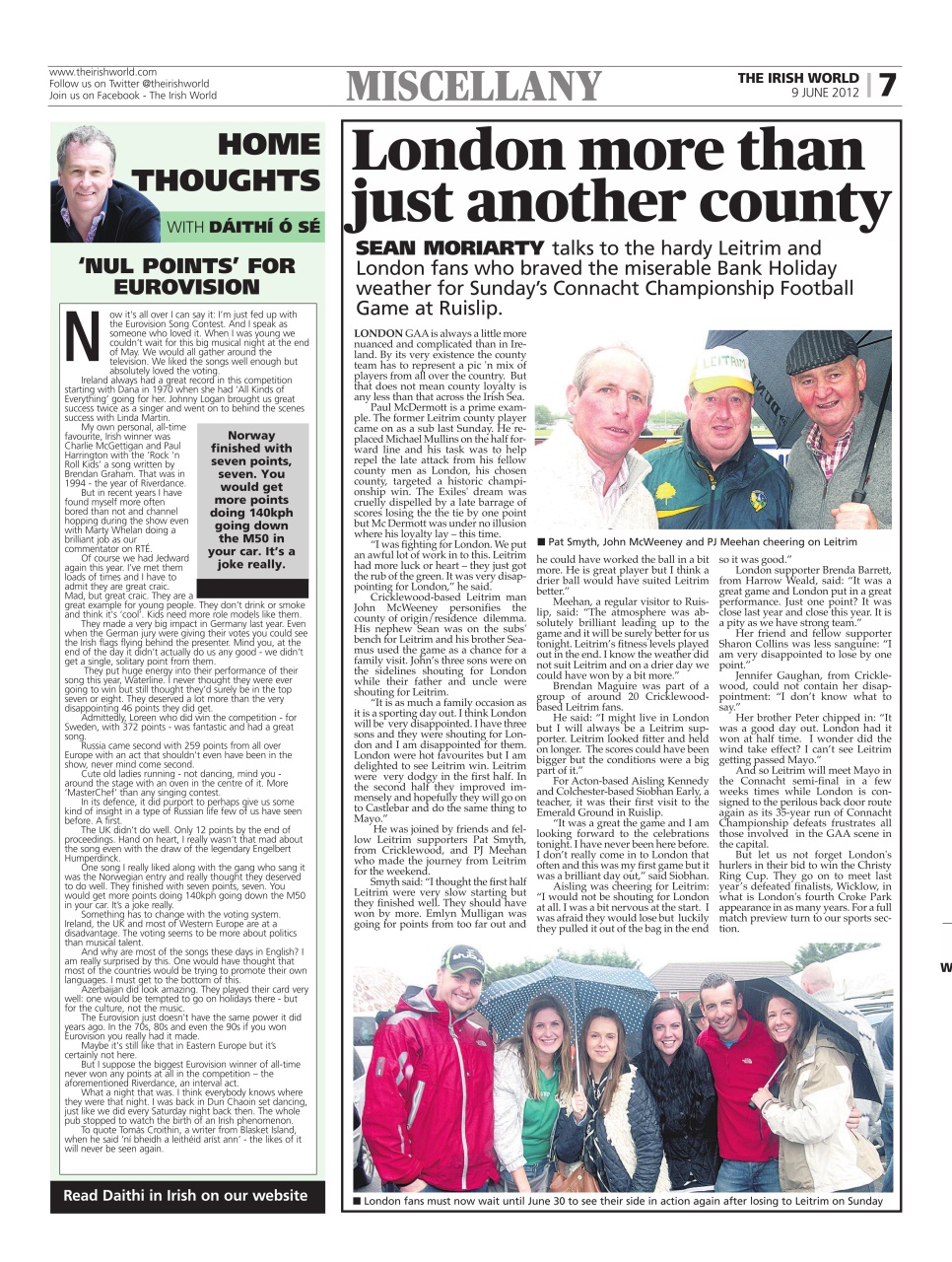 Irish World Preview Pages