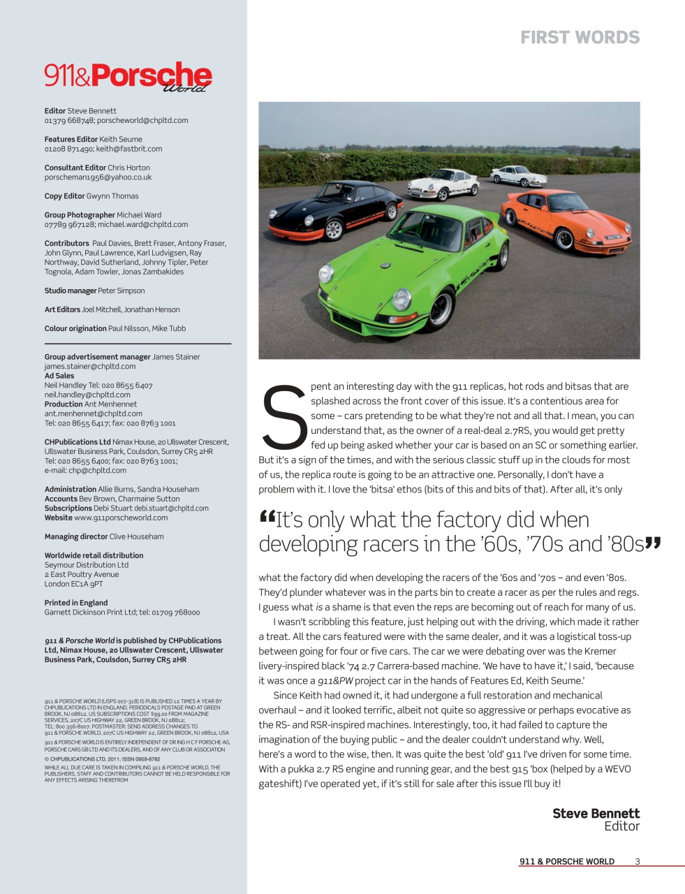 911 & Porsche World Preview Pages