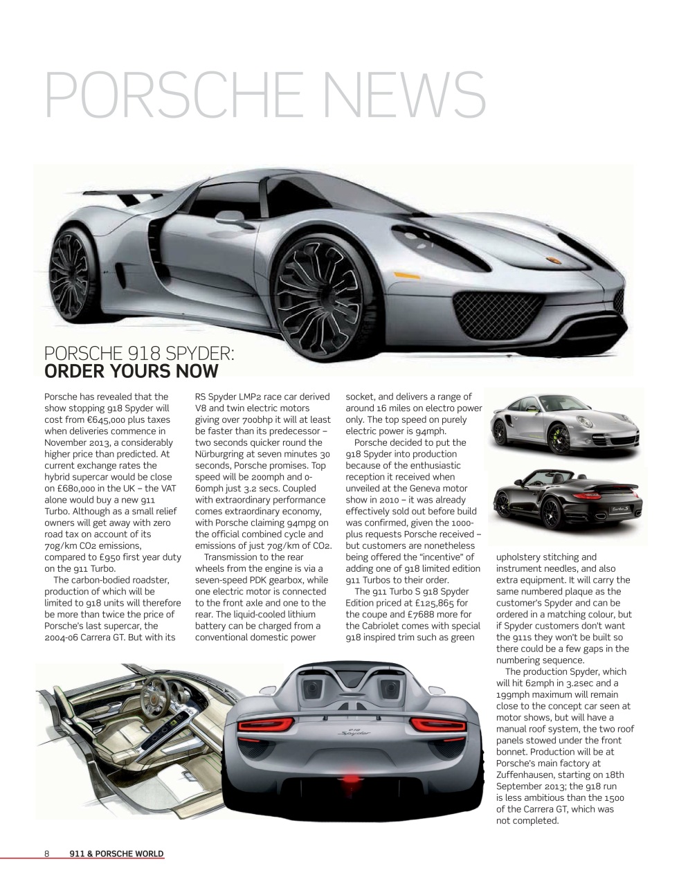 911 & Porsche World Preview Pages