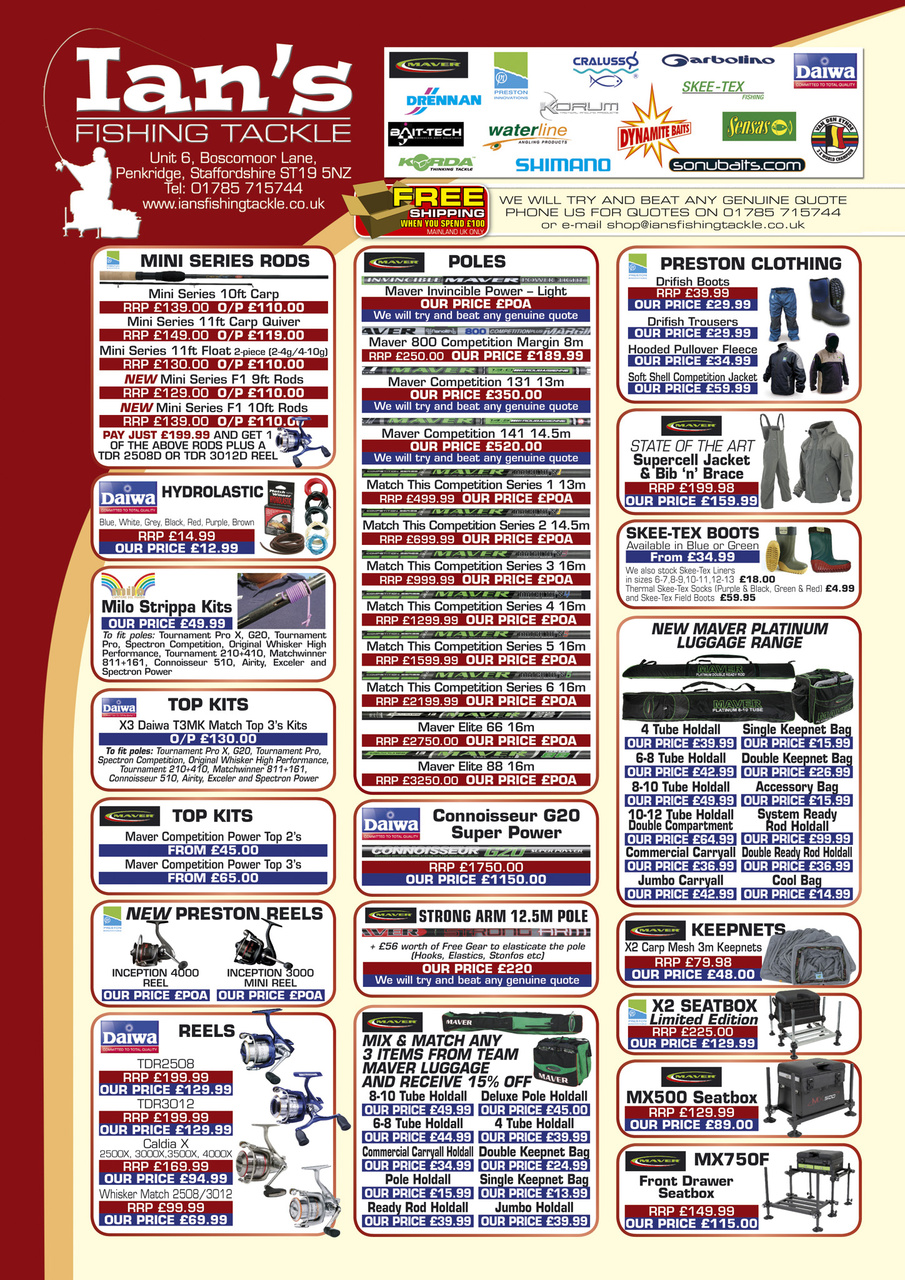 Match Fishing Preview Pages