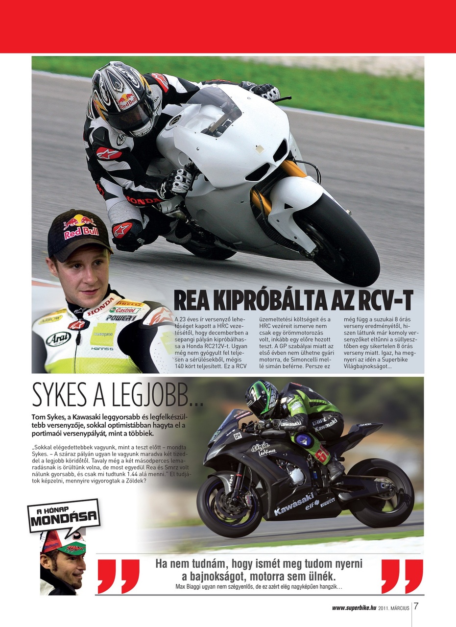 SuperBike Hungary Preview Pages