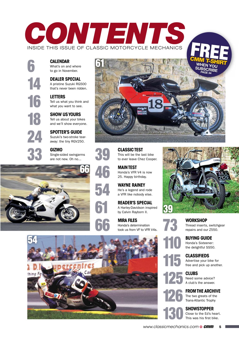 Classic Motorcycle Mechanics Preview Pages