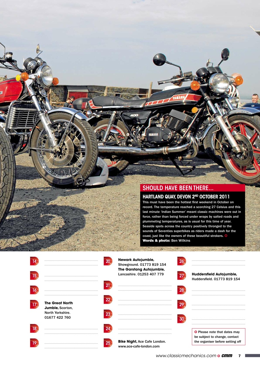 Classic Motorcycle Mechanics Preview Pages