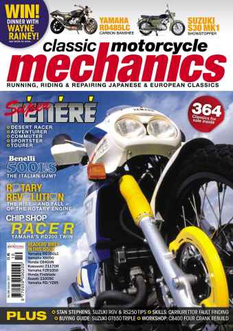 Classic Motorcycle Mechanics issue October 2011