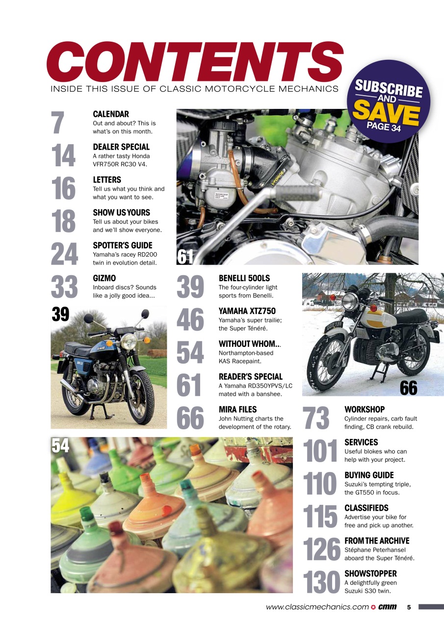 Classic Motorcycle Mechanics Preview Pages