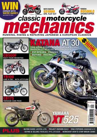 Classic Motorcycle Mechanics issue September 2011
