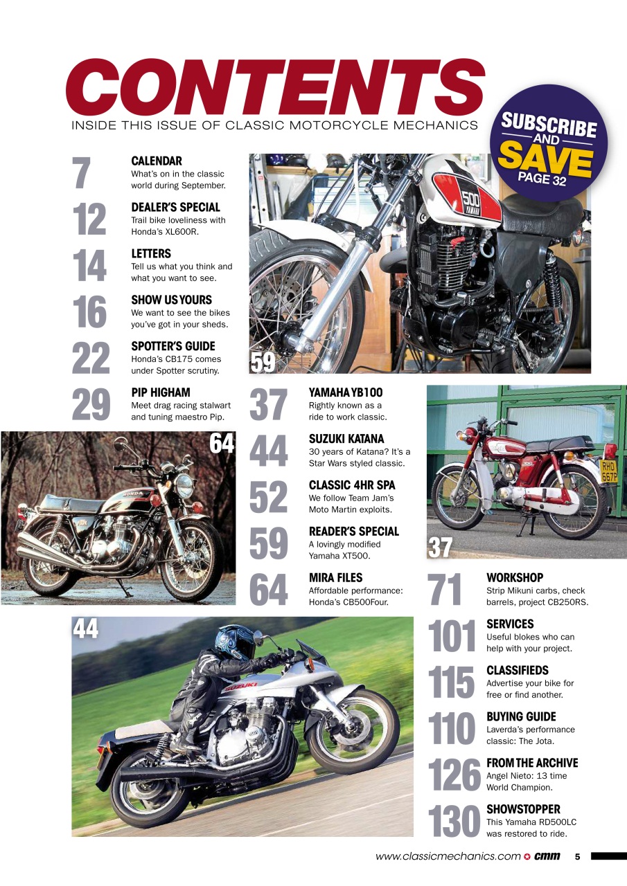 Classic Motorcycle Mechanics Preview Pages