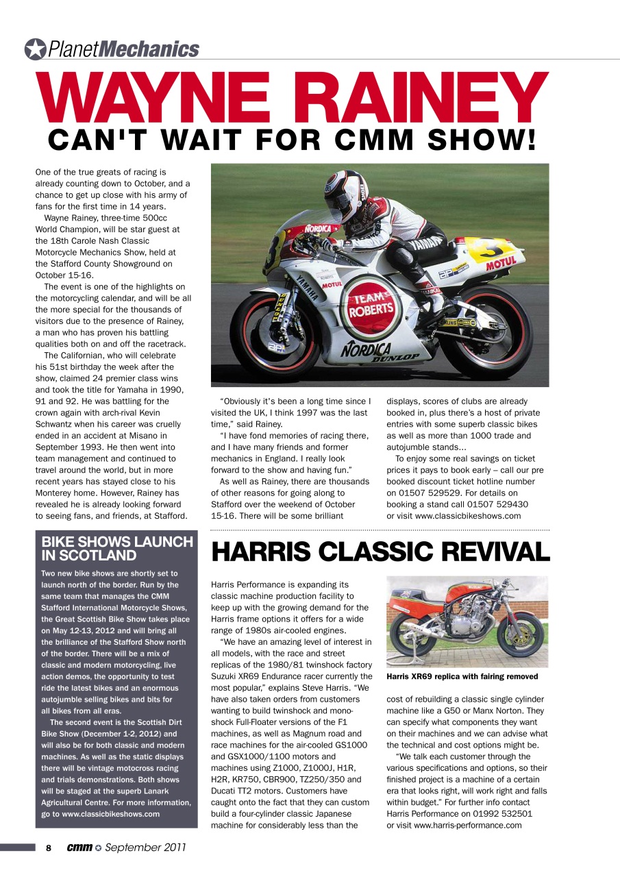 Classic Motorcycle Mechanics Preview Pages