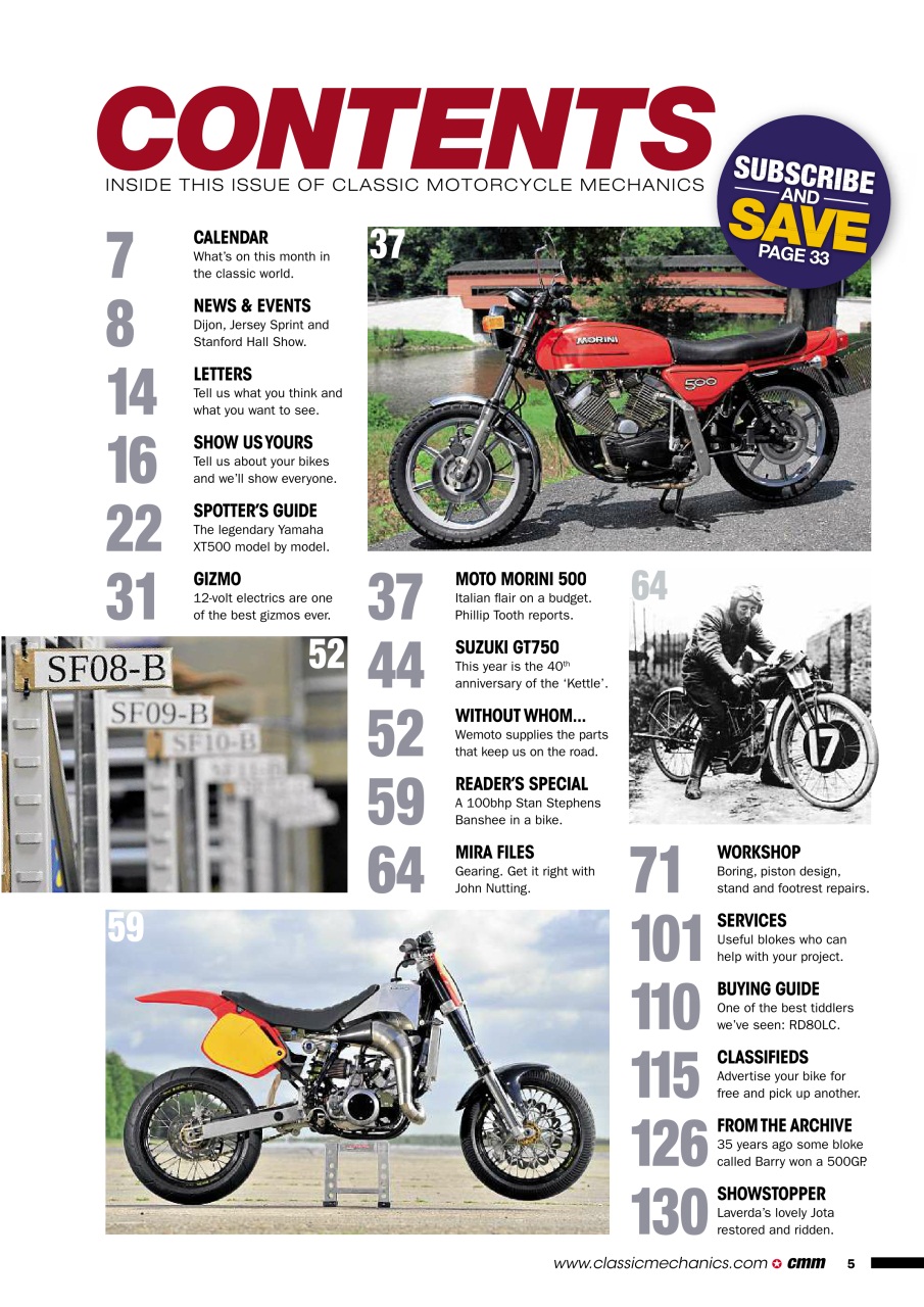 Classic Motorcycle Mechanics Preview Pages