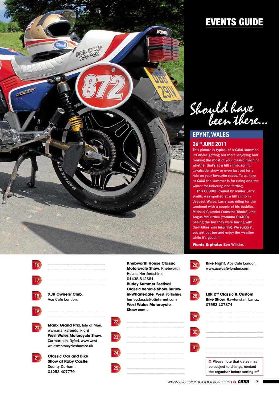 Classic Motorcycle Mechanics Preview Pages