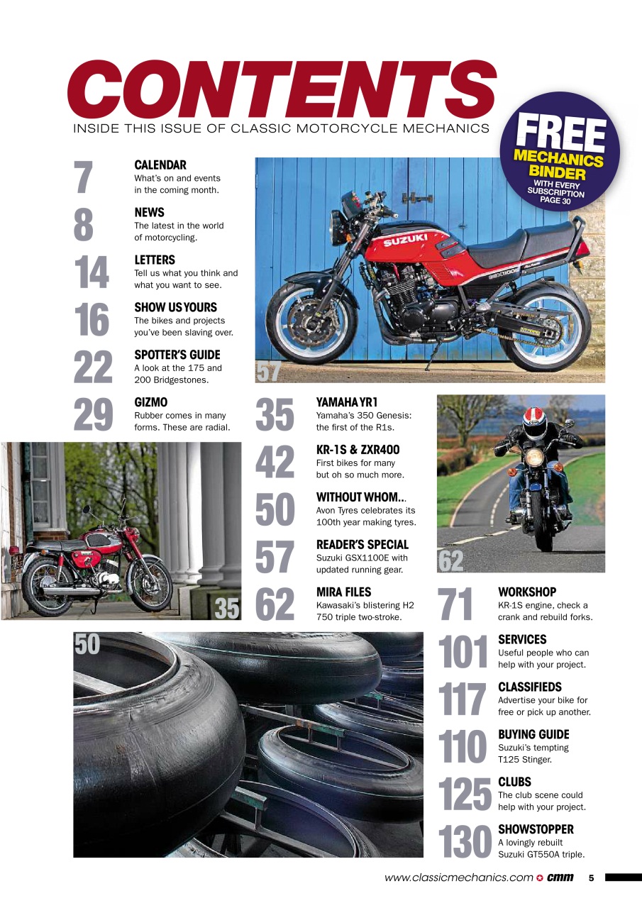 Classic Motorcycle Mechanics Preview Pages