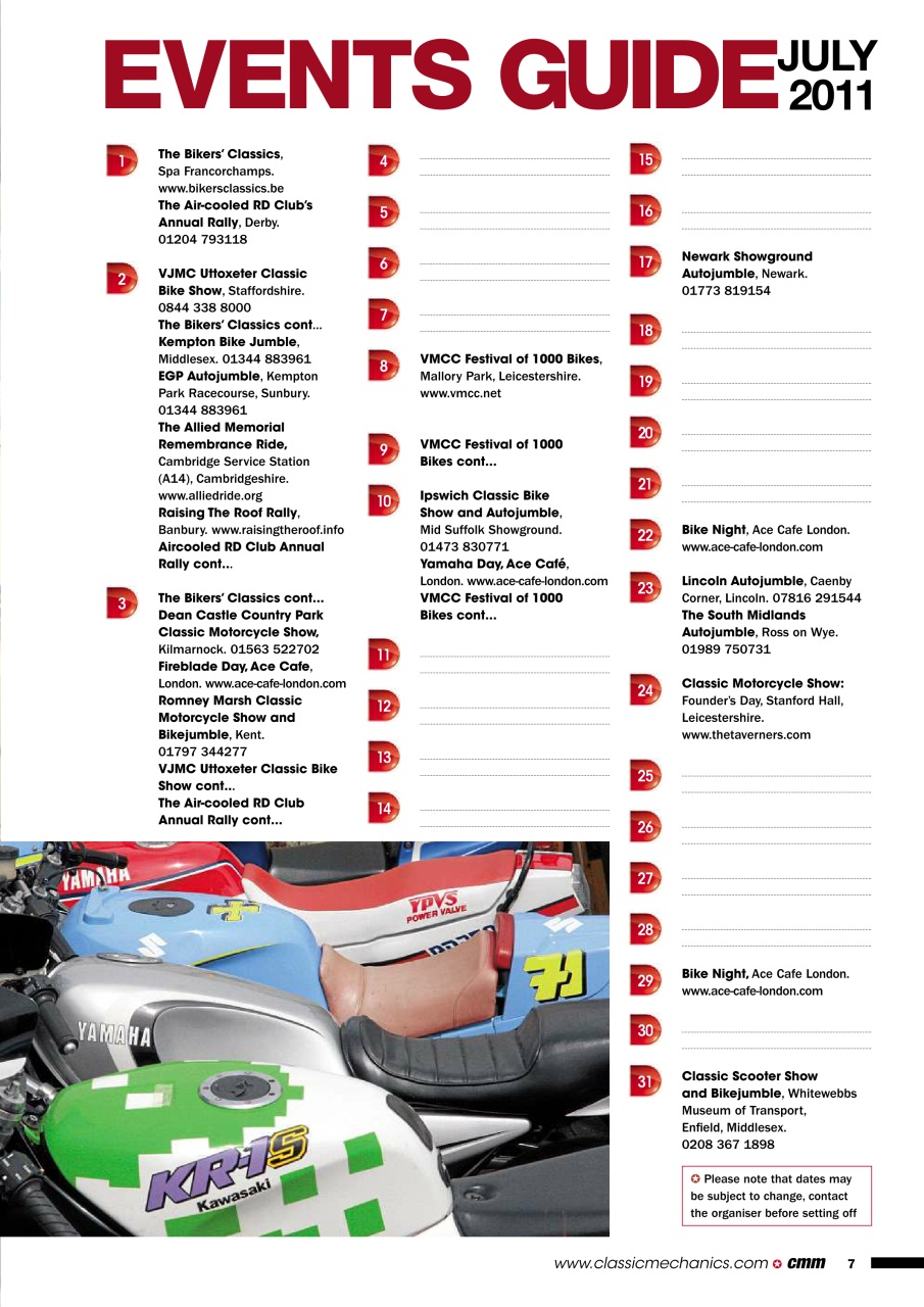 Classic Motorcycle Mechanics Preview Pages