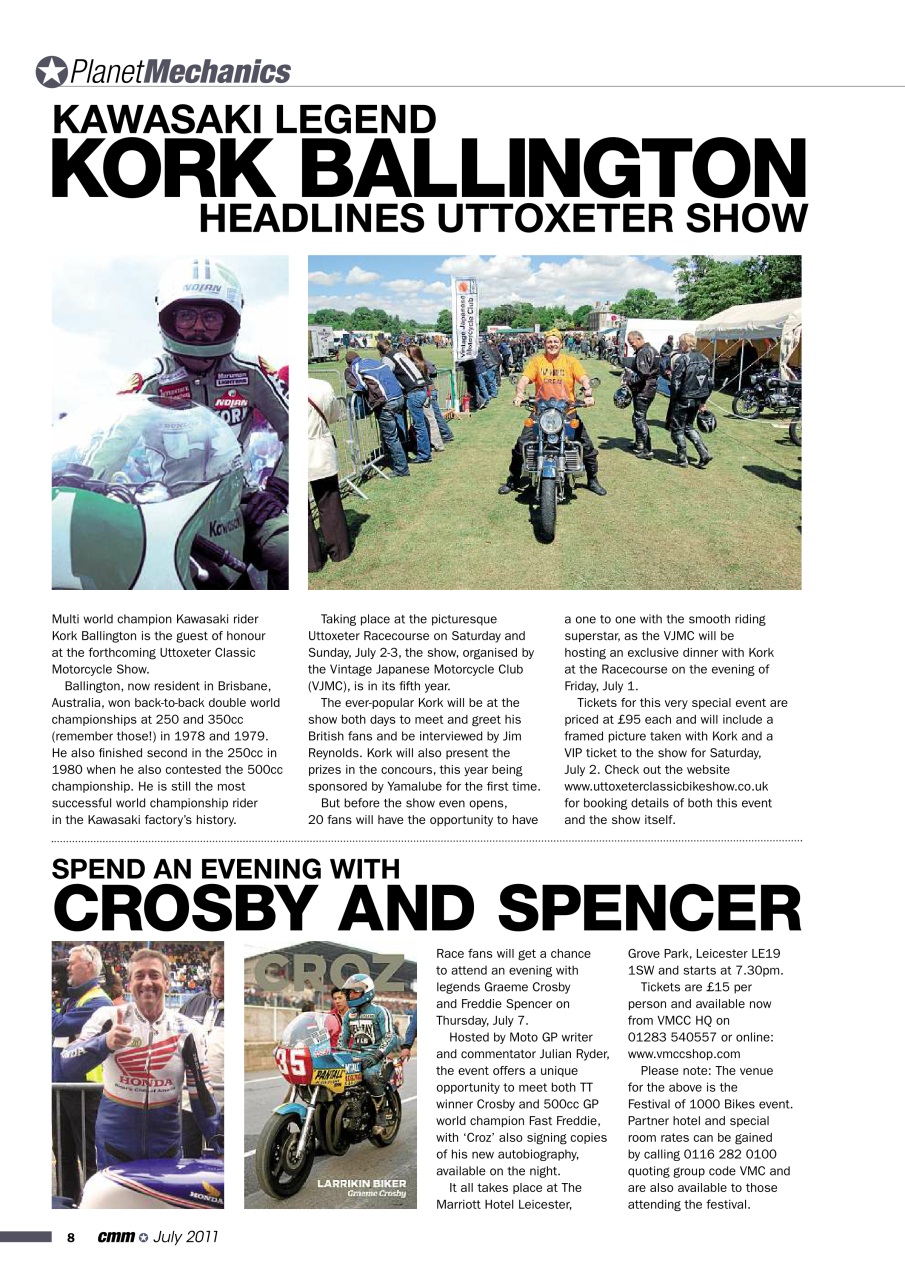 Classic Motorcycle Mechanics Preview Pages