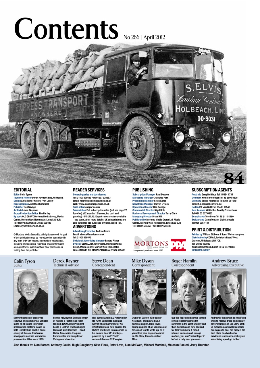 Old Glory Magazine Preview Pages