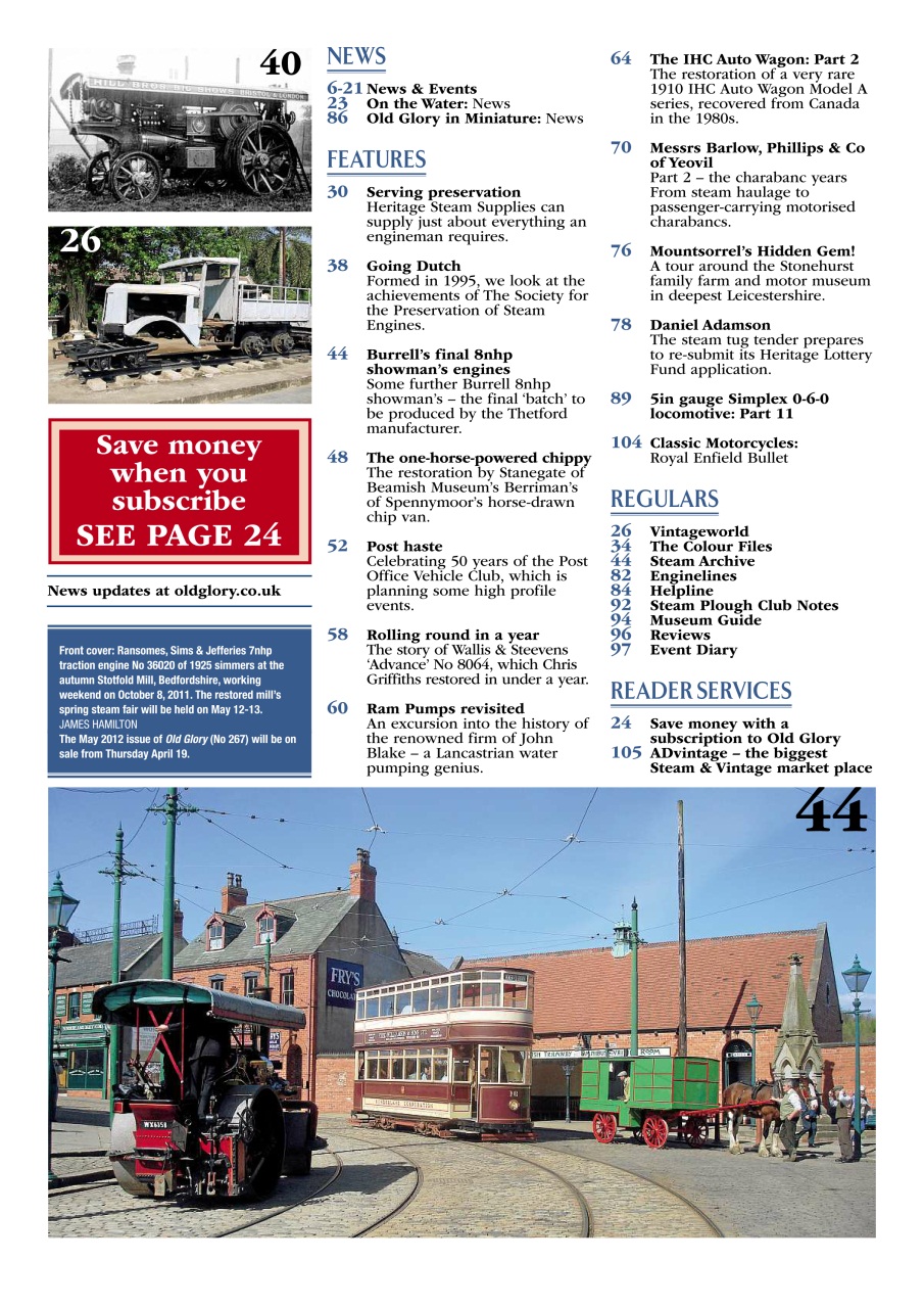 Old Glory Magazine Preview Pages