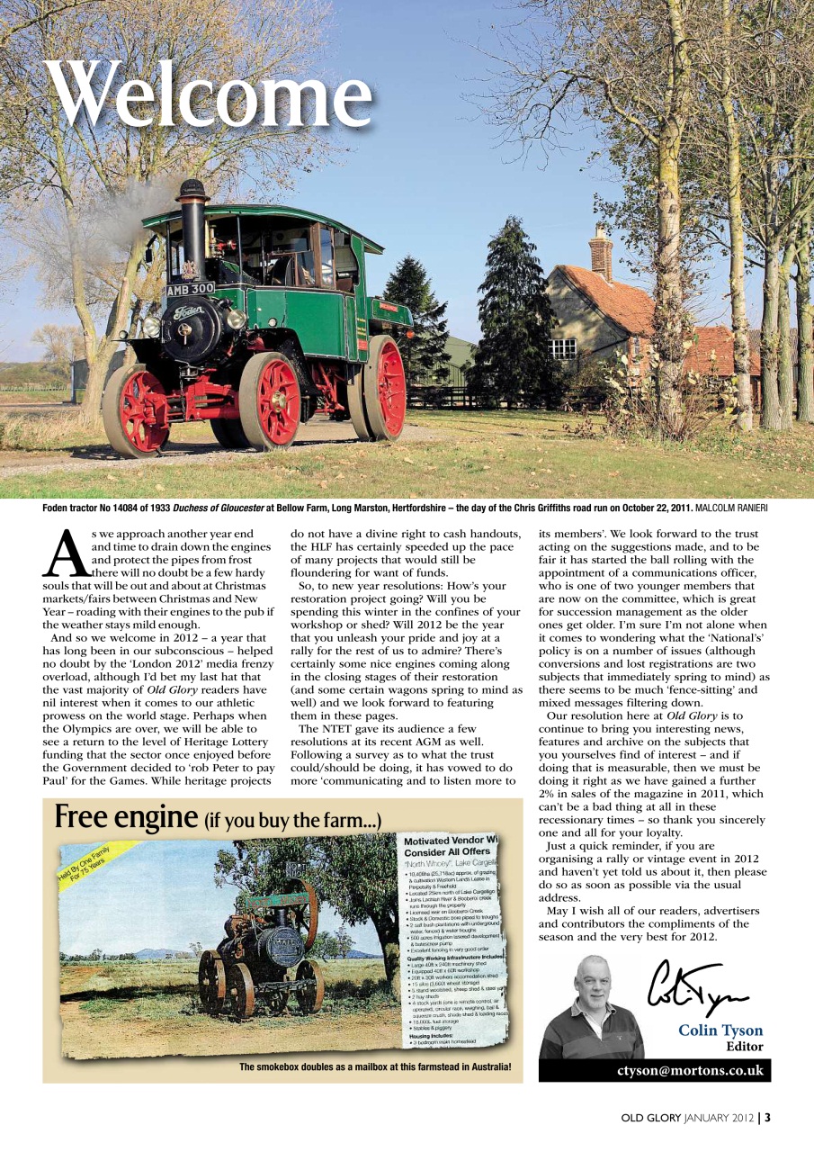 Old Glory Magazine Preview Pages