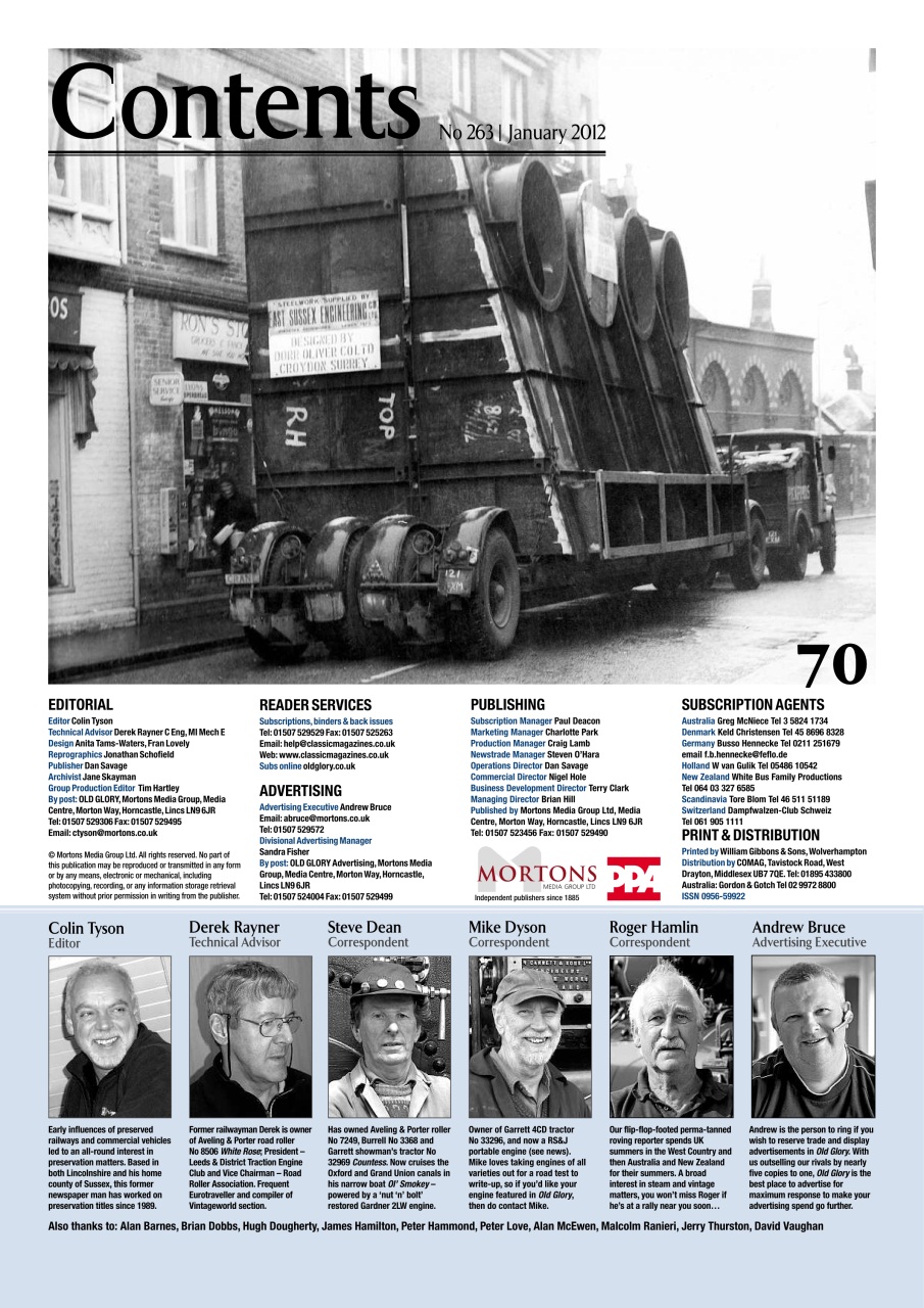 Old Glory Magazine Preview Pages