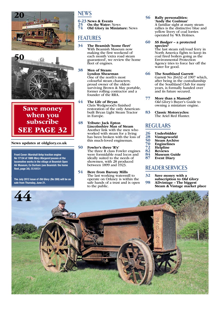 Old Glory Magazine Preview Pages