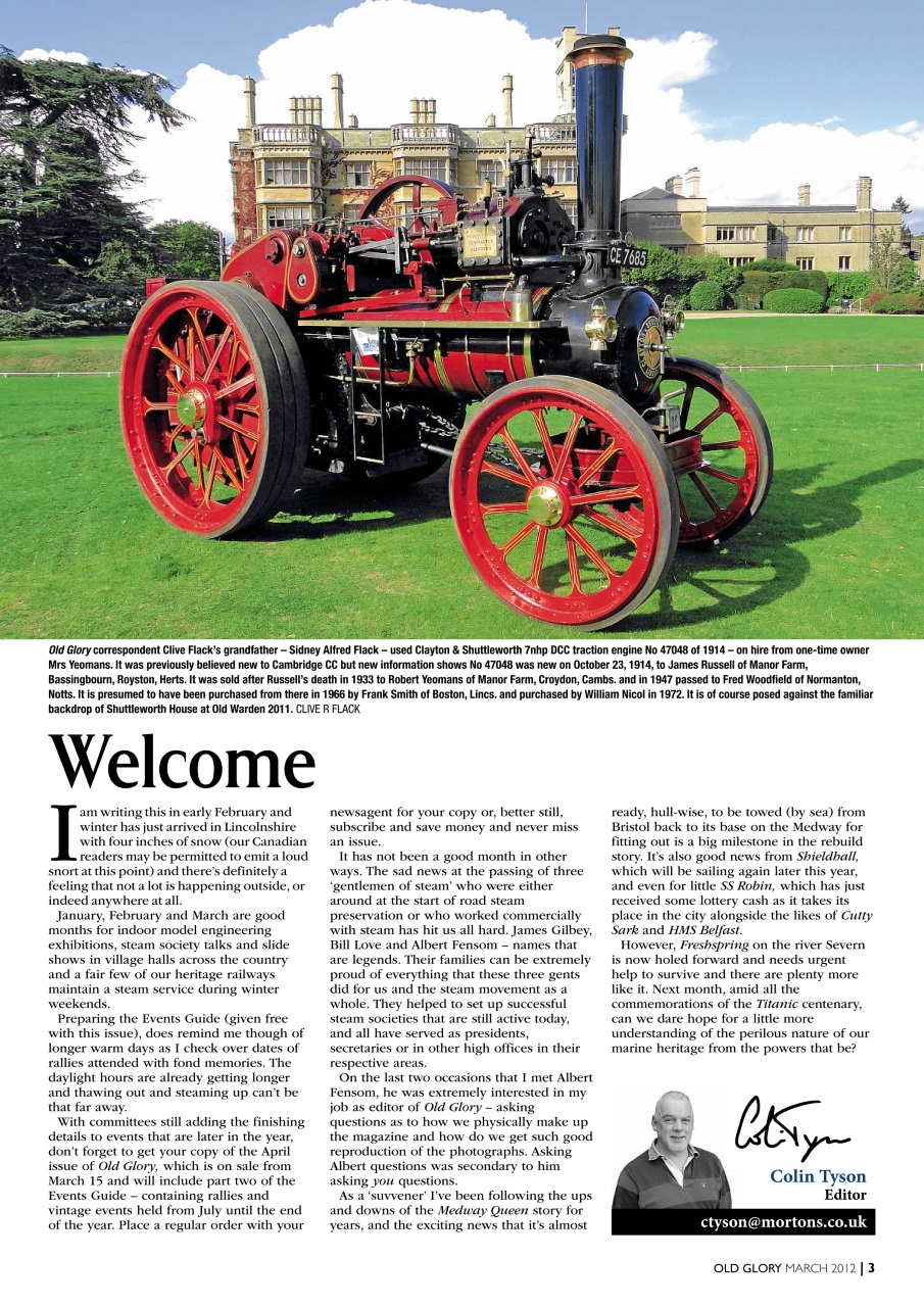 Old Glory Magazine Preview Pages