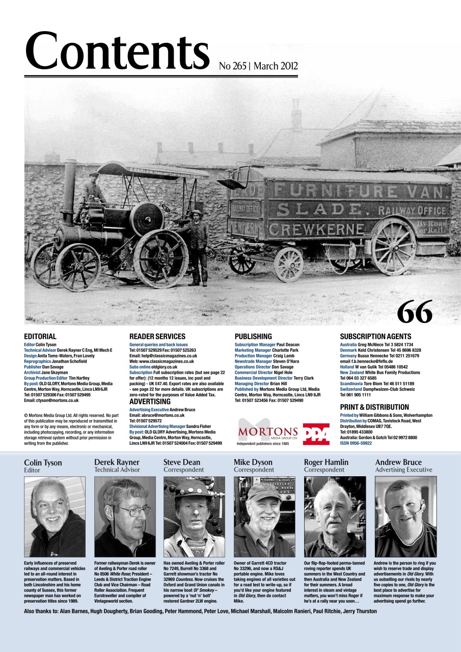 Old Glory Magazine Preview Pages