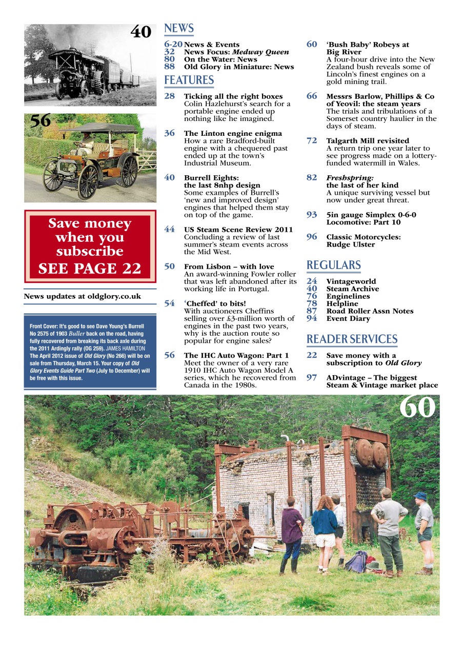 Old Glory Magazine Preview Pages