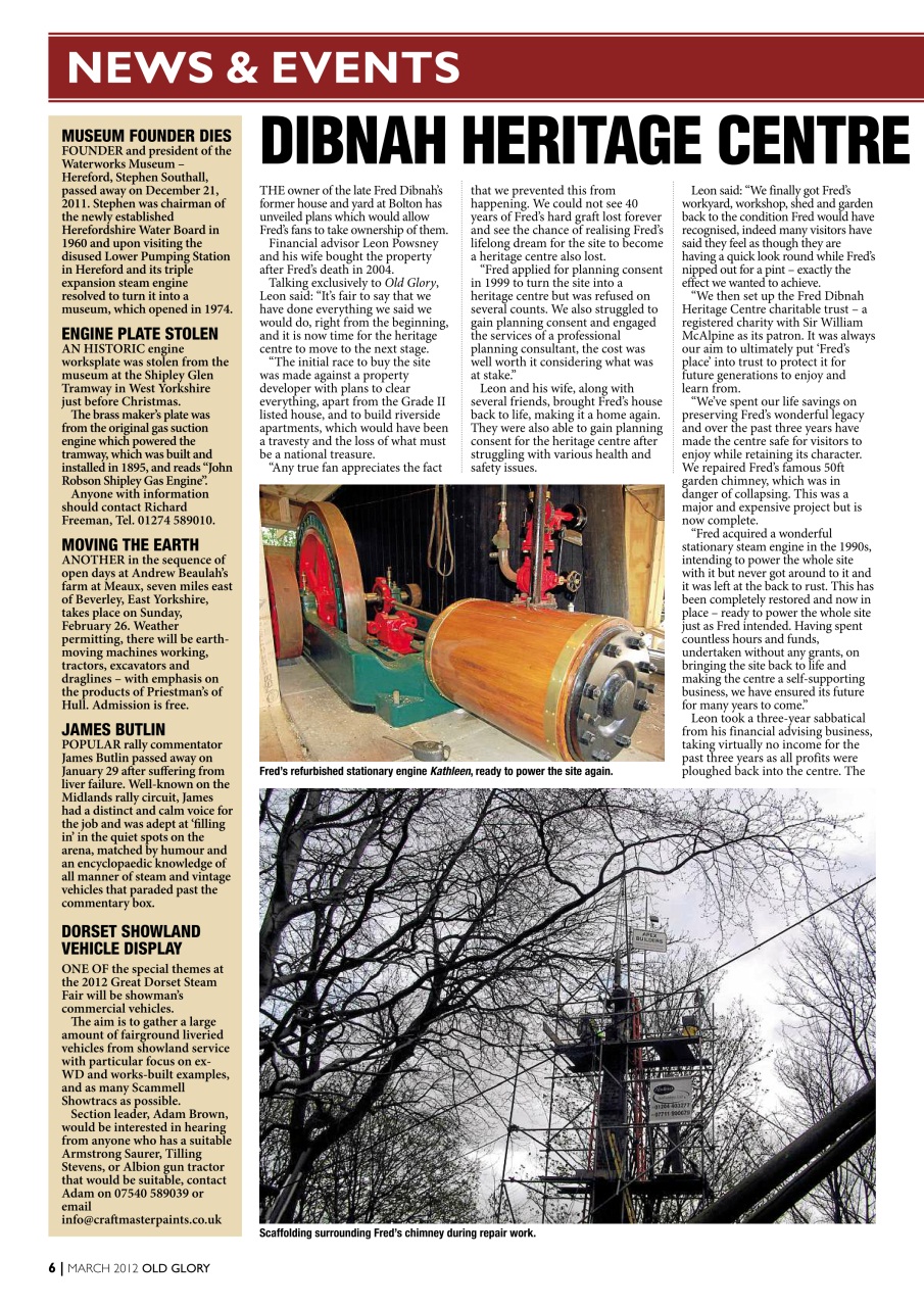 Old Glory Magazine Preview Pages