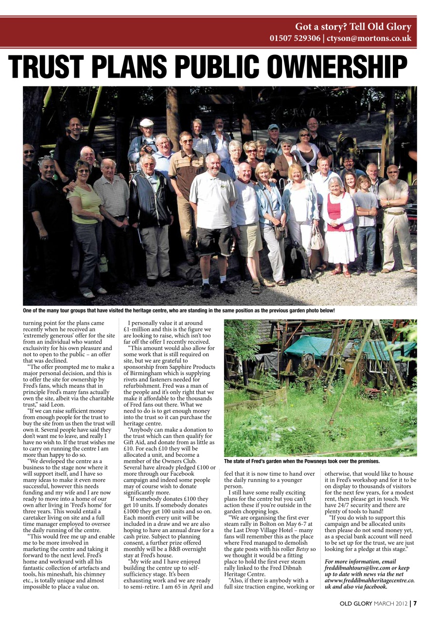 Old Glory Magazine Preview Pages