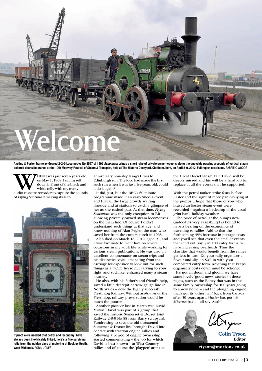 Old Glory Magazine Preview Pages