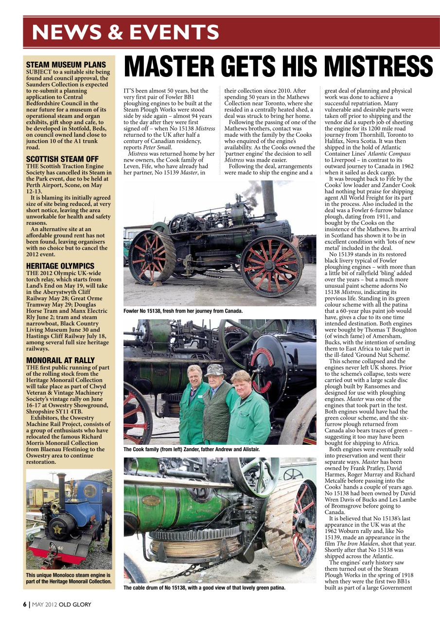 Old Glory Magazine Preview Pages