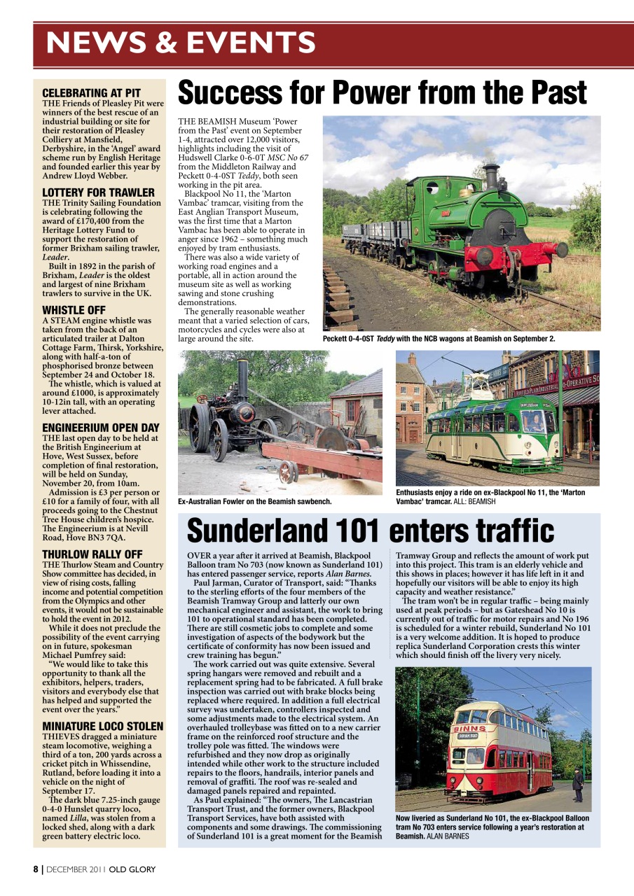 Old Glory Magazine Preview Pages