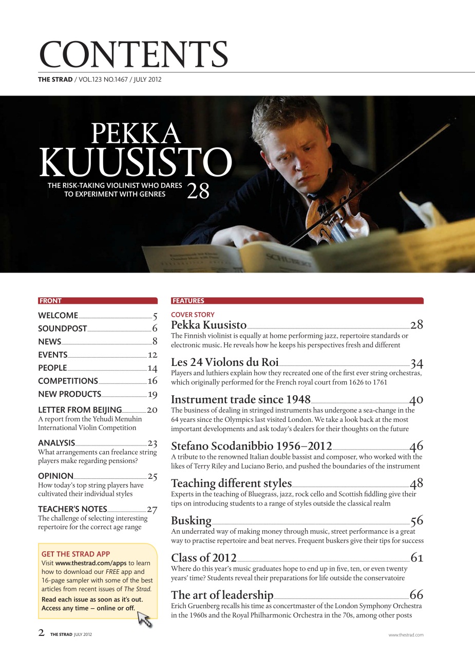 The Strad Preview Pages