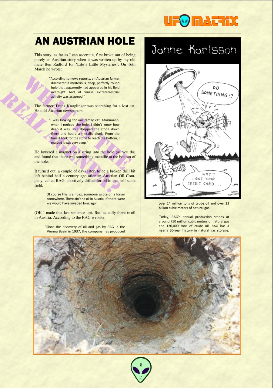 UFO Matrix Preview Pages