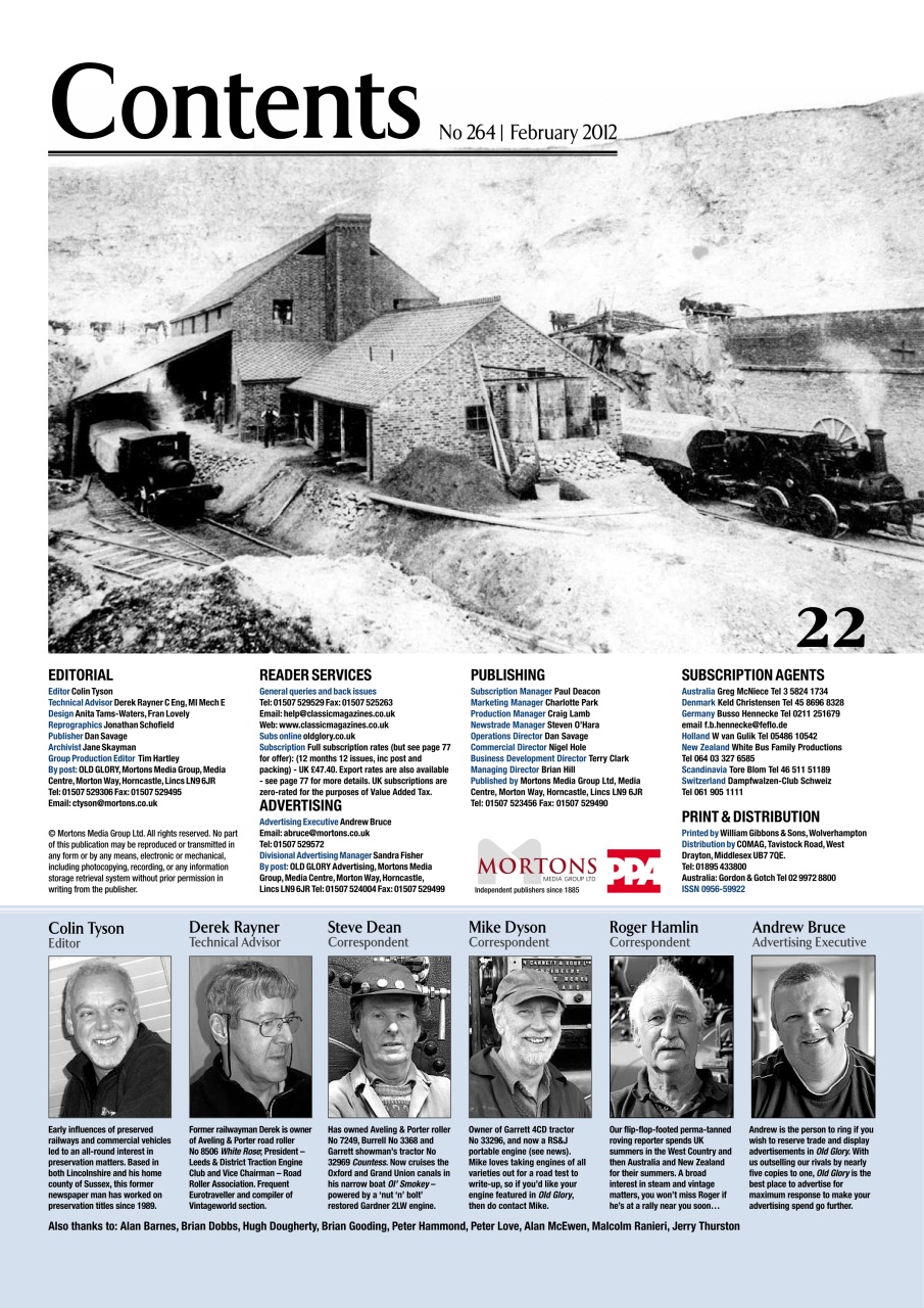 Old Glory Magazine Preview Pages