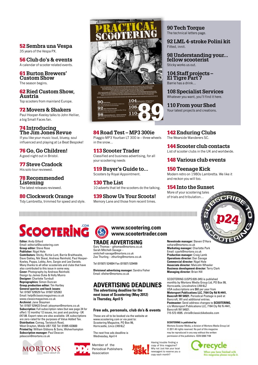 Scootering Preview Pages