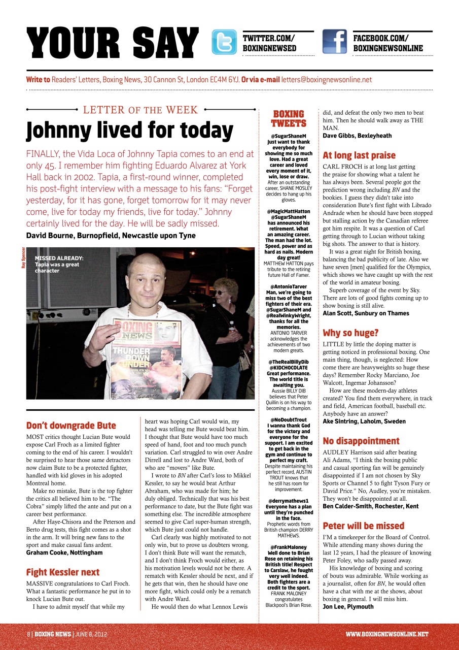 Boxing News Preview Pages