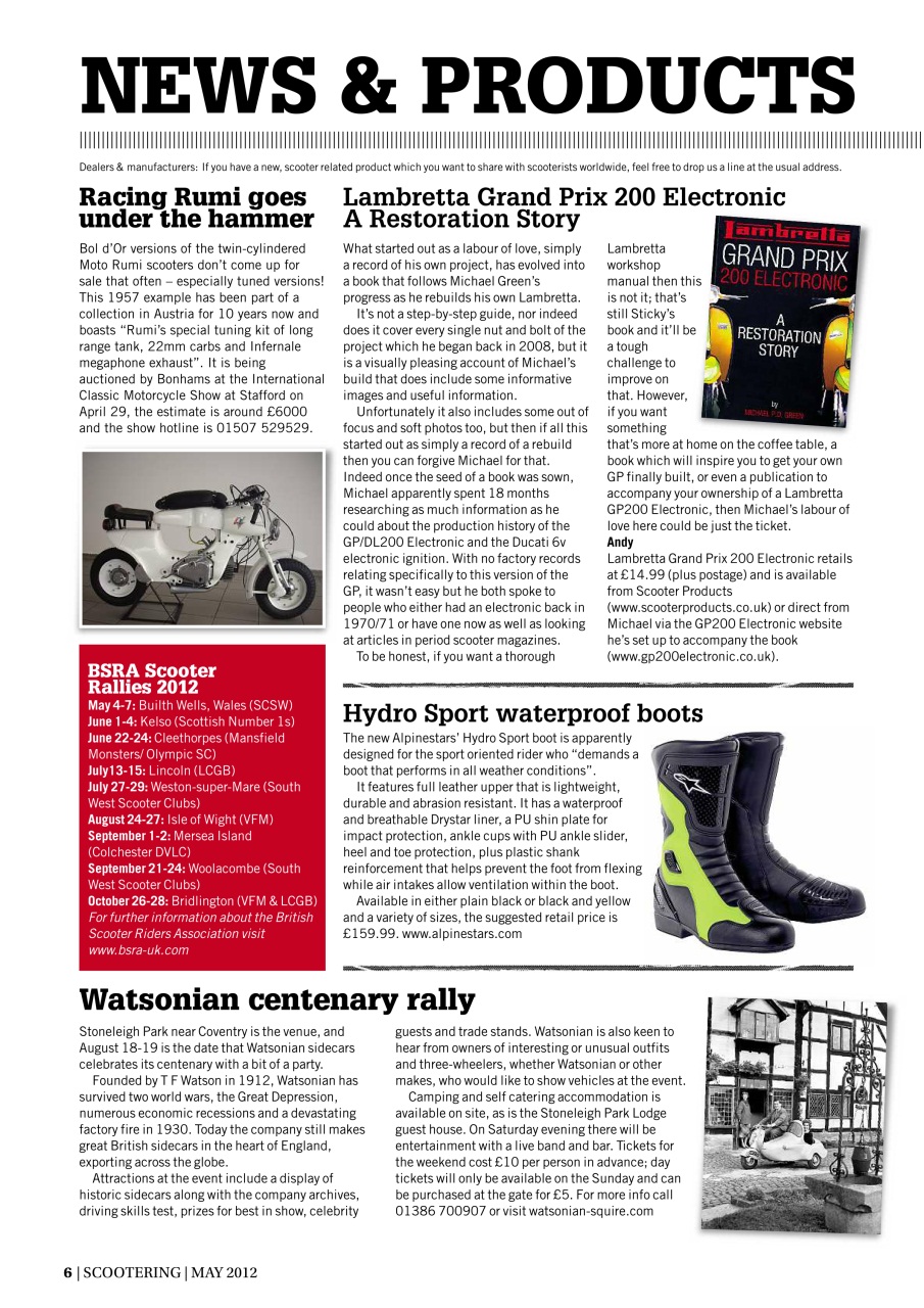 Scootering Preview Pages