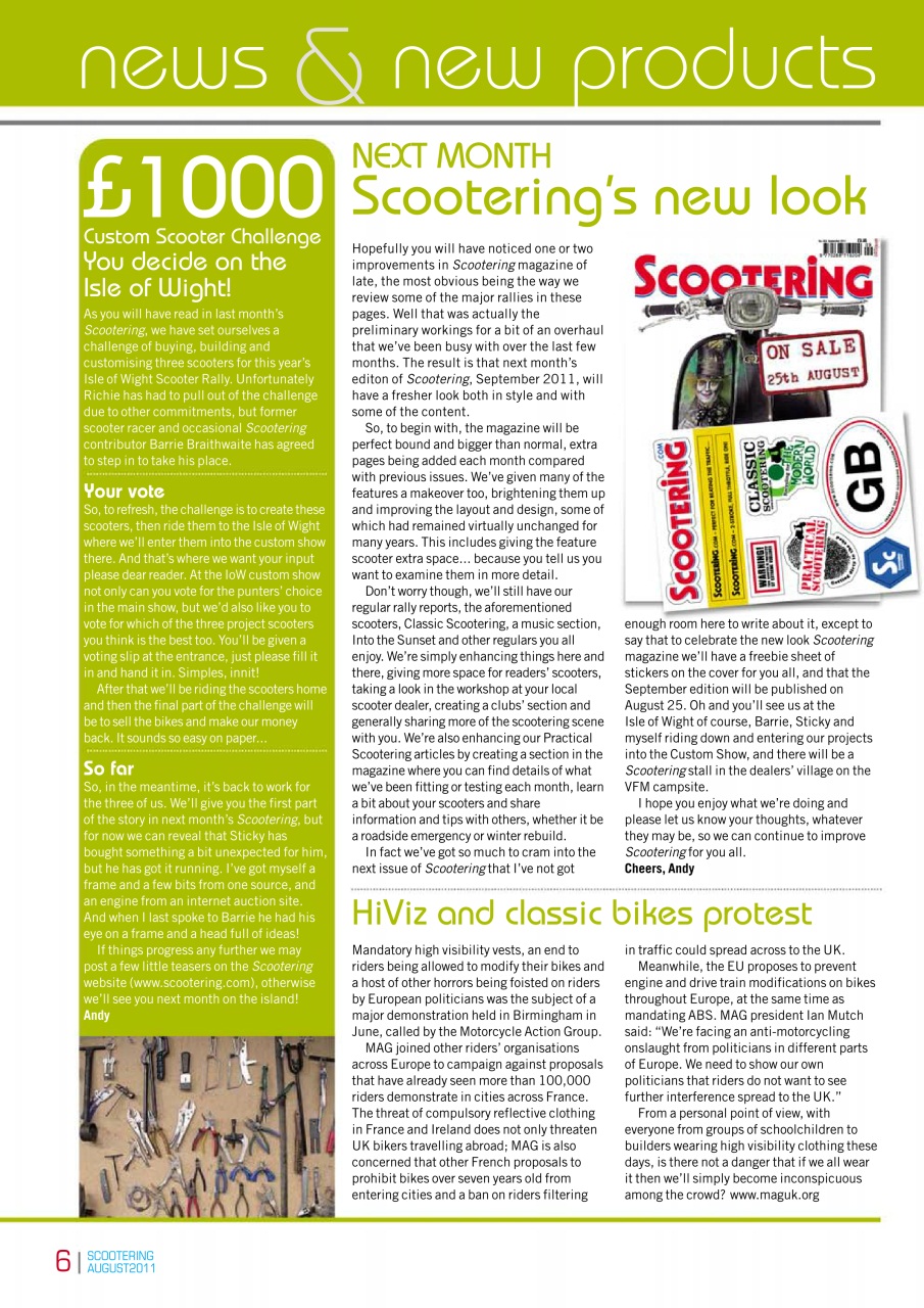 Scootering Preview Pages