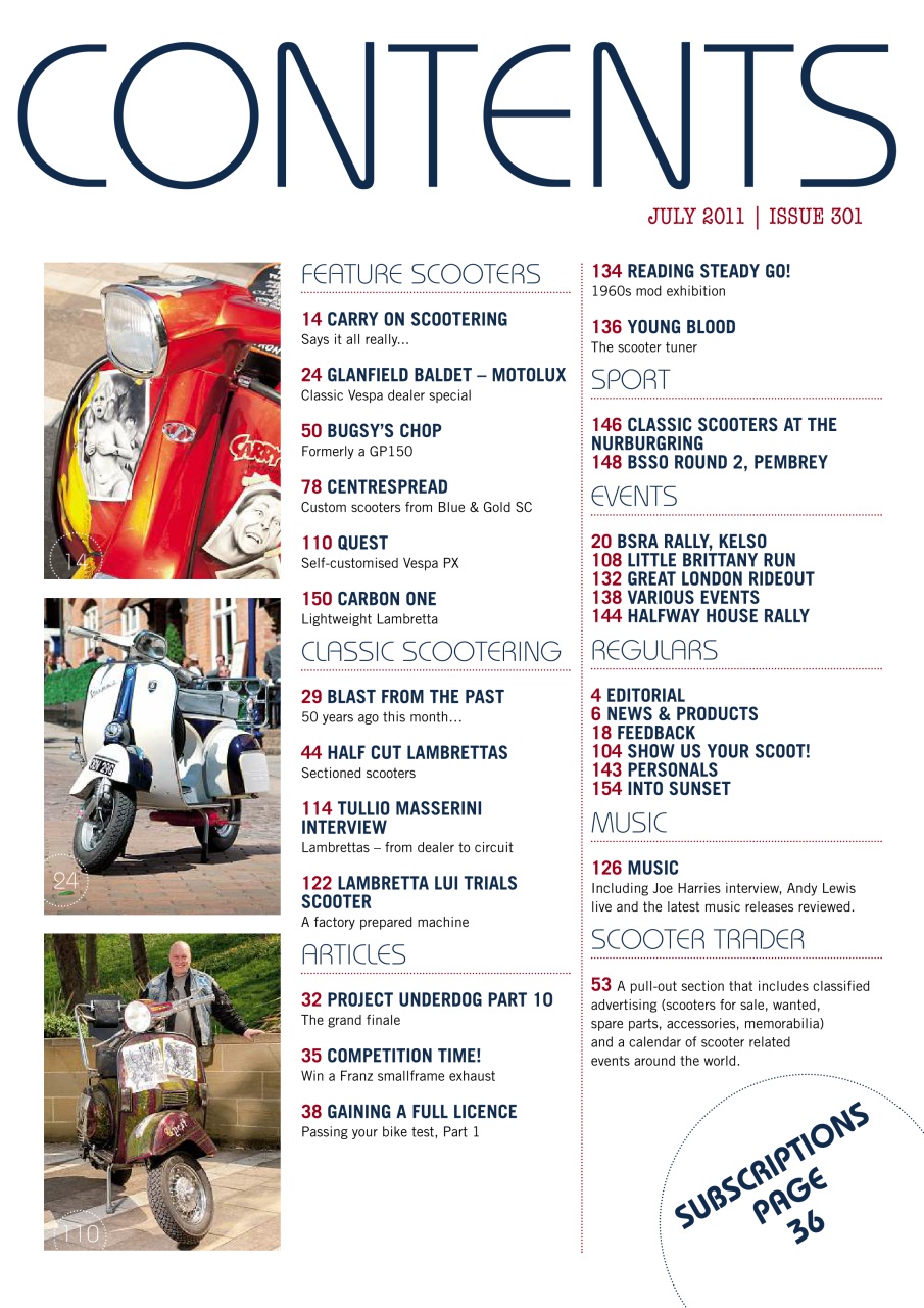 Scootering Preview Pages