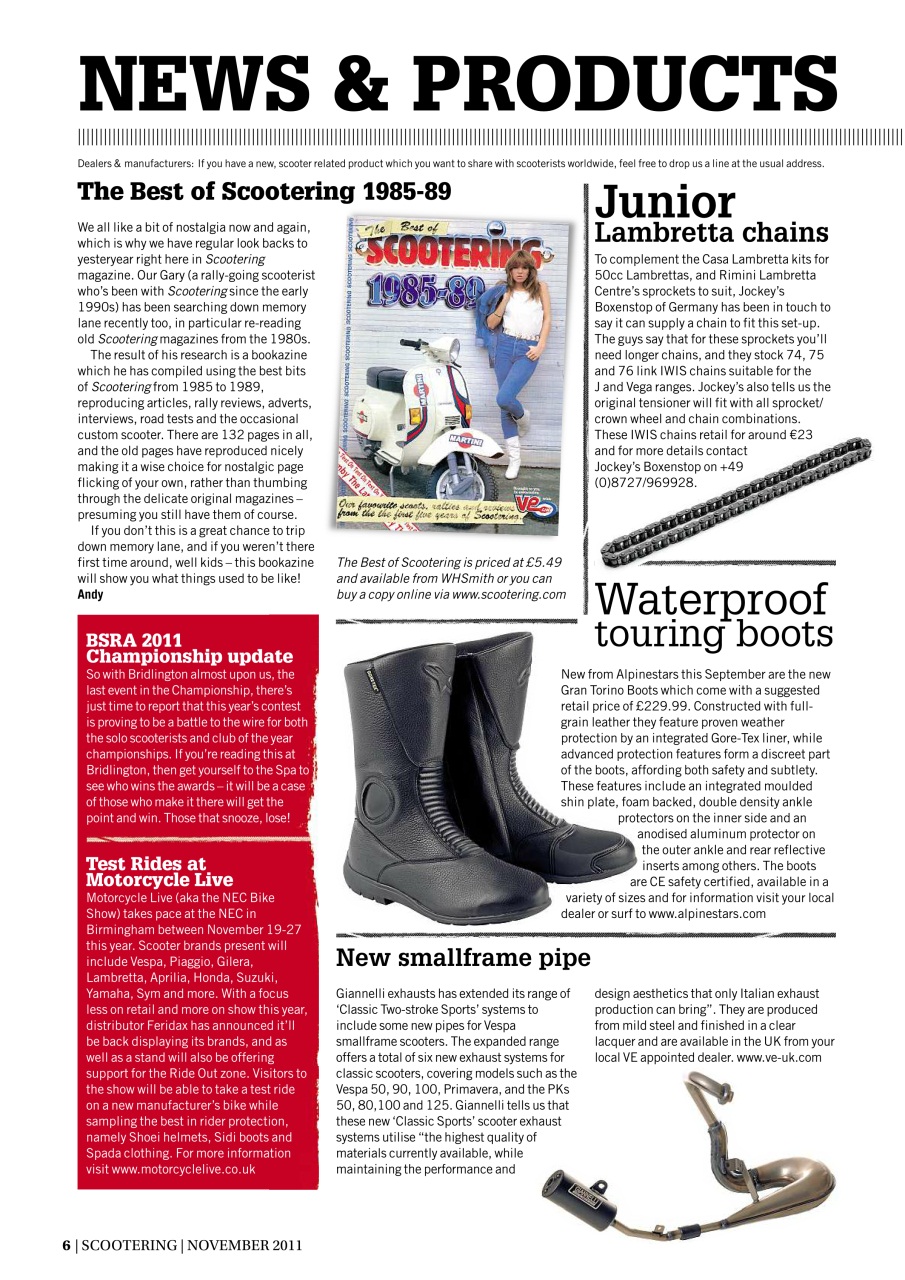 Scootering Preview Pages