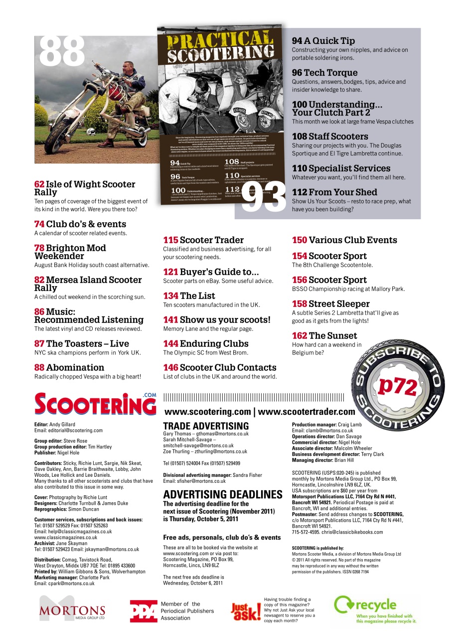 Scootering Preview Pages