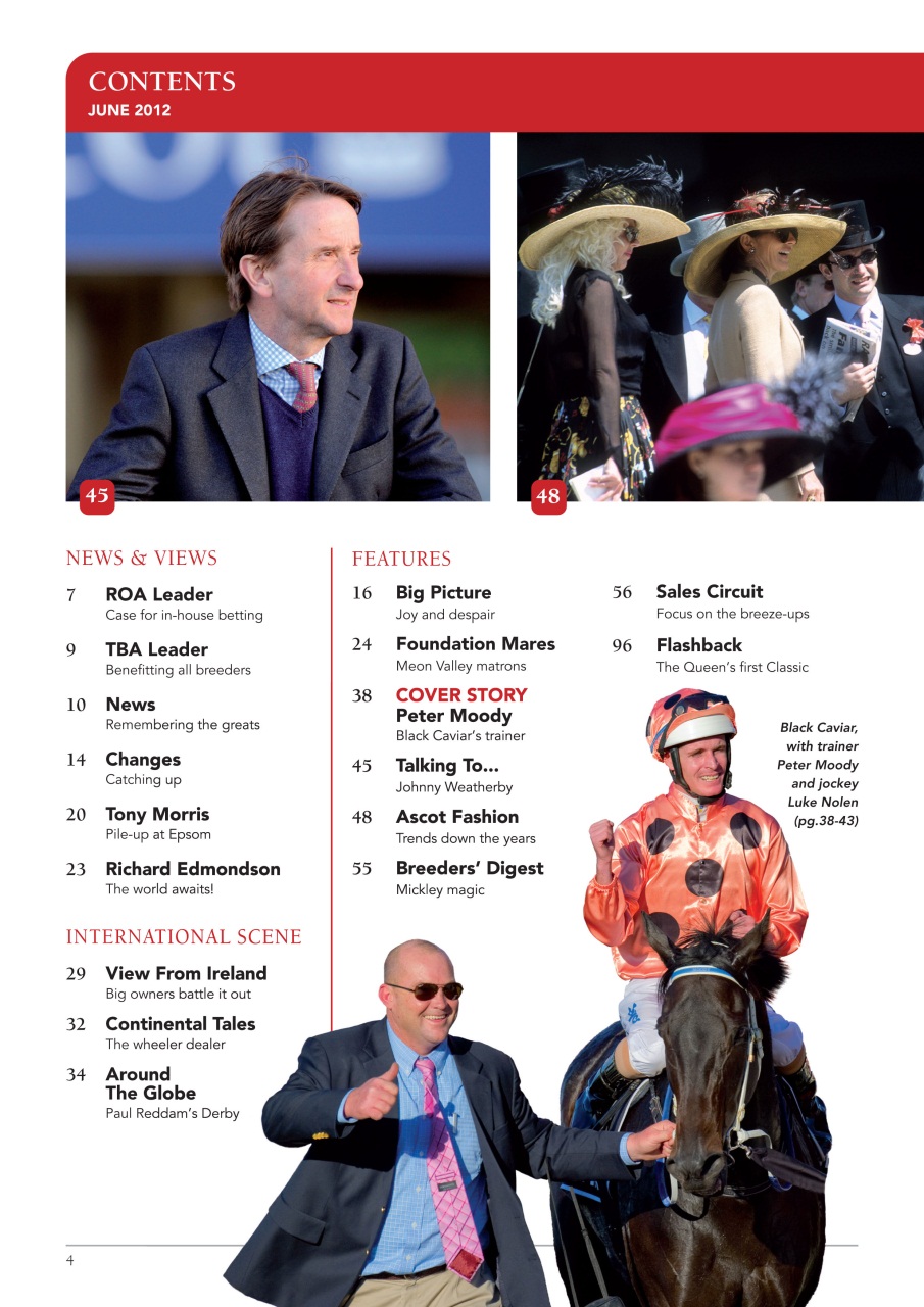 The Owner Breeder Preview Pages