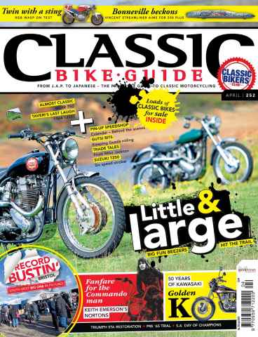 Classic Bike Guide issue April 2012